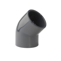 1.5" Grey PVC 45 Degree Elbow