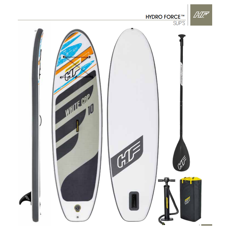 Hydro-Force White Cap Set - Stand Up Paddle Board - 10