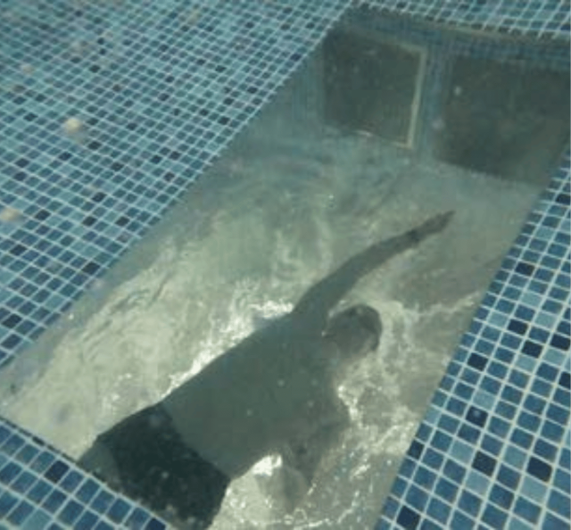 Velocity Swim Jet Floor Mirror