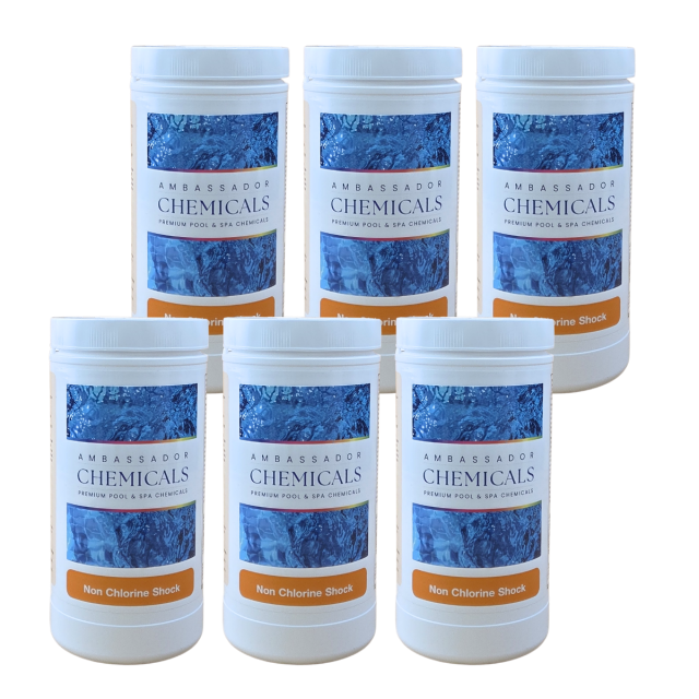 6 x 1kg Non Chlorine Shock Granules