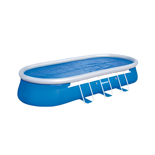 24' x 12' Oval Fast Set Pool - Solar Cover