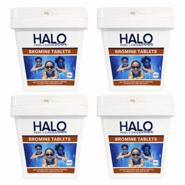 Halo 5kg Bromine Tablets x 4