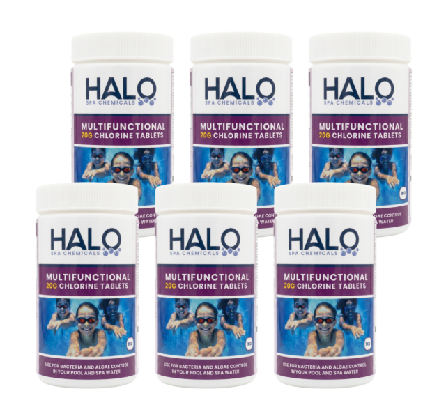 6 x 1kg 20g Multifunctional Chlorine Tablets