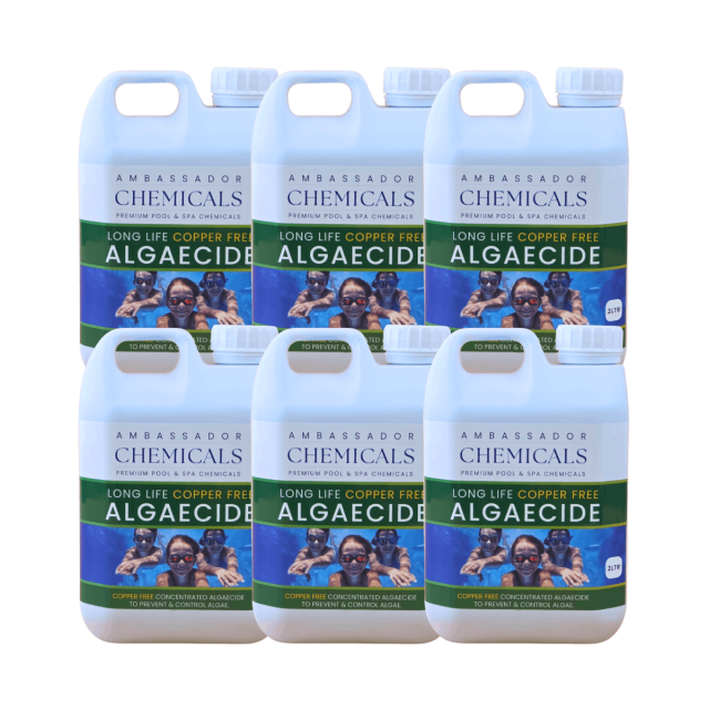 6 x 2ltr Long Life Copper Free Algaecide