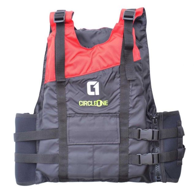 50N Adult Adjustable Buoyancy Aid PFD with Side Zip L/XL
