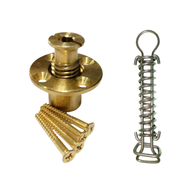 Deck Anchor Brass Fixing Set (Spring & Anchor)