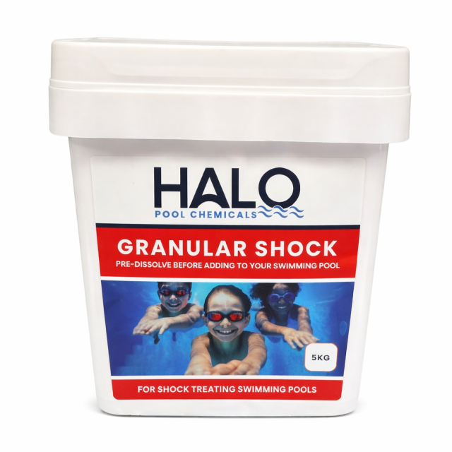 Halo 5kg Chlorine Shock Granules (Calcium Hypochlorite)