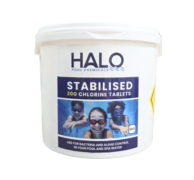 Halo 20g Stabilised Chlorine Tablets - 5kg