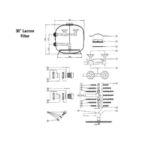 Lacron - 240mm Lateral - Fits 30