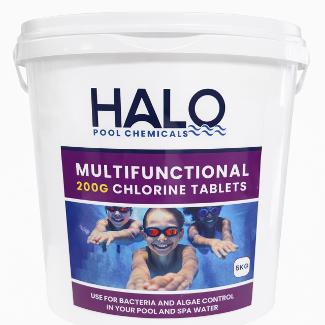 Halo 200g Multifunctional Chlorine Tablets - 5Kg