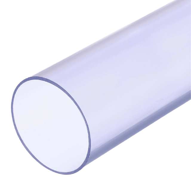 PVC Transparent Pressure Pipe P/E 63mm x 3m PN10