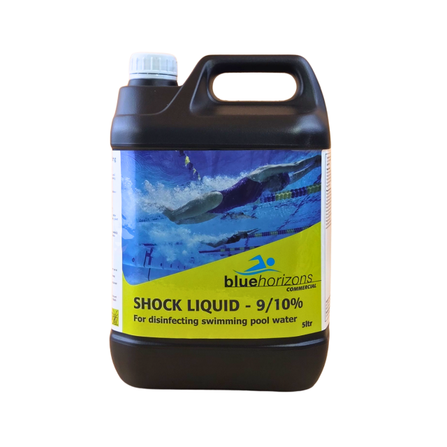 Sodium Hypochlorite (Liquid Shock) 9-10% - 5ltr