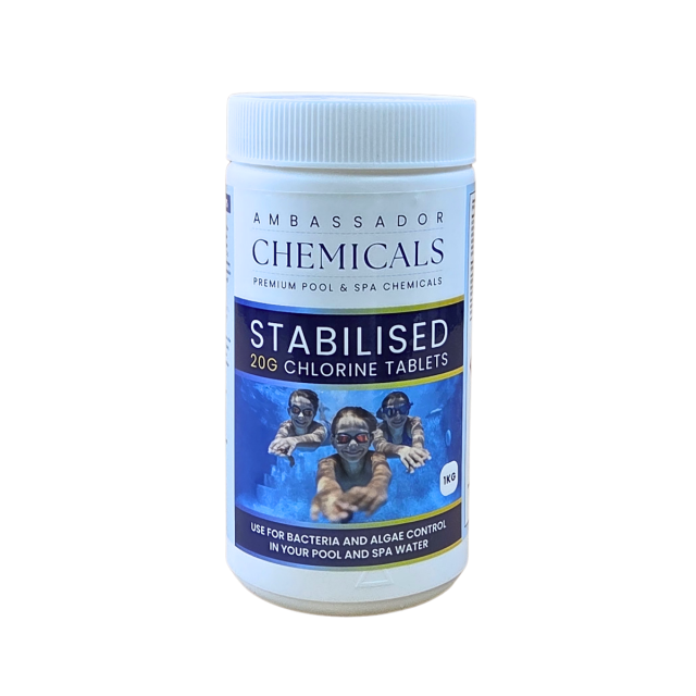 Stabilised Chlorine Tablets 20g 1kg