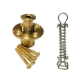 Deck Anchor Brass Fixing Set (Spring & Anchor)