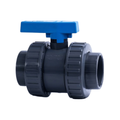 63mm Grey Double Union Ball Valve