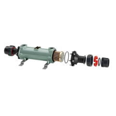 Bowman Heat Exchanger 950,000BTU (284kW) - GL140 - 3708-2 - Cupro Nickel
