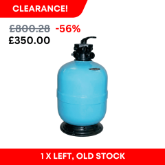 Lacron Top Mount 16 Filter with Pressure Gauge – Blue