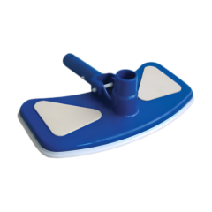Deluxe Rectangular Vac Head With Bumper on Side and Brushes for Liner Pool