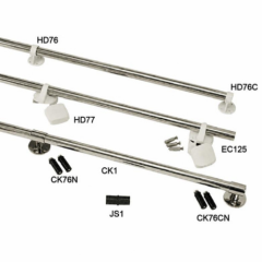 HD77 - ABS clip fit bracket C/W fixings