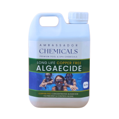 Long Life Copper Free Algaecide front of bottle