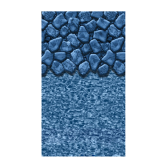 Patterned Overlap Liner - 48" / 52"  - 17 ft x 12 ft Oval