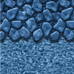 Patterned Overlap Liner - 48" / 52" - 33ft x 18ft Oval