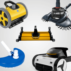 A pipe going to a swimming pool