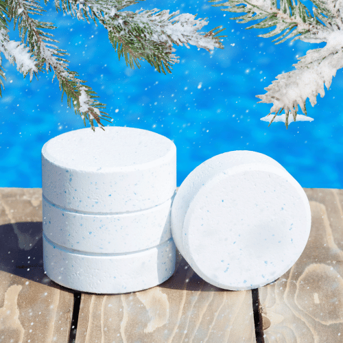 Pool chemicals for winter closure
